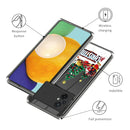 For Xiaomi Poco M5 Christmas Patterned Clear TPU Phone Cover Case(Santa Elk)