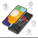For Xiaomi Poco M5 Christmas Patterned Clear TPU Phone Cover Case(Christmas Tree and Girls)