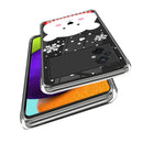 For Xiaomi Poco M5 Christmas Patterned Clear TPU Phone Cover Case(Snowflake Bear)