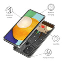For Xiaomi Poco C40 Christmas Patterned Clear TPU Phone Cover Case(Big Face Elk)