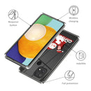 For Xiaomi Poco C40 Christmas Patterned Clear TPU Phone Cover Case(Red Hat Yeti)