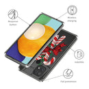 For Xiaomi Poco C40 Christmas Patterned Clear TPU Phone Cover Case(Christmas Cane)