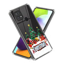 For Xiaomi Poco C40 Christmas Patterned Clear TPU Phone Cover Case(Santa Elk)