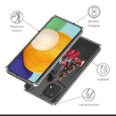 For Xiaomi Poco C40 Christmas Patterned Clear TPU Phone Cover Case(Christmas Tree and Girls)