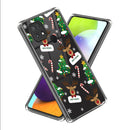 For Xiaomi Poco C40 Christmas Patterned Clear TPU Phone Cover Case(Little Elk)