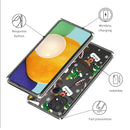 For Xiaomi Poco C40 Christmas Patterned Clear TPU Phone Cover Case(Little Elk)