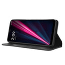 For T-Mobile REVVL 6 Pro 5G Magnetic Buckle Retro Texture Leather Phone Case(Black)