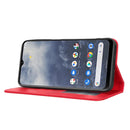 For Nokia G60 5G Magnetic Buckle Retro Texture Leather Phone Case(Red)