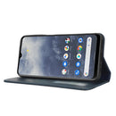 For Nokia G60 5G Magnetic Buckle Retro Texture Leather Phone Case(Blue)