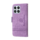 For Honor X8 5G / X6 BETOPNICE Dual-side Buckle Leather Phone Case(Purple)