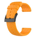 For Suunto 9 Lightning Silicone Watch Band(Amber Yellow)