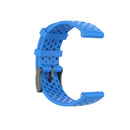 For Suunto 9 Breathable Silicone Watch Band, Exclude the Subject(Blue)