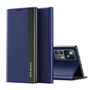 For Xiaomi 12T / 12T Pro / Redmi K50 Ultra Side Electroplated Magnetic Leather Phone Case(Royal Blue)