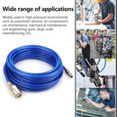 LAIZE High Pressure Flexible Polyurethane Pneumatic Tubing with Connector, Specification:8x5mm, 20m