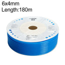 LAIZE Pneumatic Compressor Air Flexible PU Tube, Specification:6x4mm, 180m(Blue)
