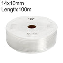 LAIZE Pneumatic Compressor Air Flexible PU Tube, Specification:14x10mm, 100m(Transparent)