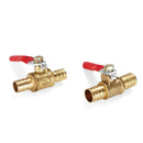 LAIZE Pneumatic Hose Barb Brass Shutoff Ball Valve, Specification:6mm