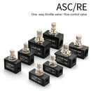 LAIZE Pneumatic Speed Regulating One-way Throttle Valve, Specification:ASC100-06 DN06mm