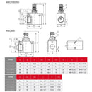 LAIZE Pneumatic Speed Regulating One-way Throttle Valve, Specification:RE-10 DN10mm