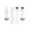 For Garmin Fenix 6S 20mm Quick Release Official Texture Wrist Strap Watchband with Plastic Button(White)