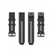 For Garmin Fenix 6S 20mm Quick Release Official Texture Wrist Strap Watchband with Plastic Button(Black)