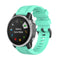 For Garmin Fenix 6S 20mm Quick Release Official Texture Wrist Strap Watchband with Plastic Button(Lake Blue)