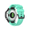For Garmin Fenix 6S 20mm Quick Release Official Texture Wrist Strap Watchband with Plastic Button(Lake Blue)