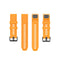For Garmin Fenix 6S 20mm Quick Release Official Texture Wrist Strap Watchband with Plastic Button(Amber Yellow)