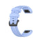 For Garmin Fenix 6S 20mm Quick Release Official Texture Wrist Strap Watchband with Plastic Button(Chrysanthemum Blue)
