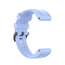 For Garmin Fenix 6S 20mm Quick Release Official Texture Wrist Strap Watchband with Plastic Button(Chrysanthemum Blue)