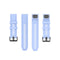 For Garmin Fenix 6S 20mm Quick Release Official Texture Wrist Strap Watchband with Plastic Button(Chrysanthemum Blue)