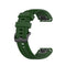 For Garmin Fenix 6S 20mm Quick Release Official Texture Wrist Strap Watchband with Plastic Button(Army Green)