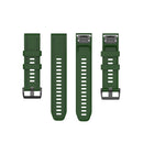 For Garmin Fenix 6S 20mm Quick Release Official Texture Wrist Strap Watchband with Plastic Button(Army Green)