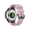 For Garmin Fenix 6S 20mm Quick Release Official Texture Wrist Strap Watchband with Plastic Button(Rose Pink)