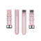 For Garmin Fenix 6S 20mm Quick Release Official Texture Wrist Strap Watchband with Plastic Button(Rose Pink)