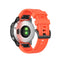 For Garmin Fenix 6S 20mm Quick Release Official Texture Wrist Strap Watchband with Plastic Button(Coral Red)