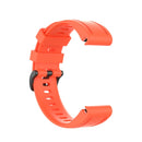 For Garmin Fenix 6S 20mm Quick Release Official Texture Wrist Strap Watchband with Plastic Button(Coral Red)