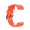 For Garmin Fenix 6S 20mm Quick Release Official Texture Wrist Strap Watchband with Plastic Button(Coral Red)