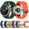 For Garmin Fenix 6S 20mm Quick Release Official Texture Wrist Strap Watchband with Plastic Button(Army Green)