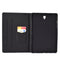 For Galaxy Tab S4 10.5 T830 Electric Horizontal TPU Painted Flat Feather Case with Sleep Function & Pen Cover & Card Slot & Holder(Green Quicksand)