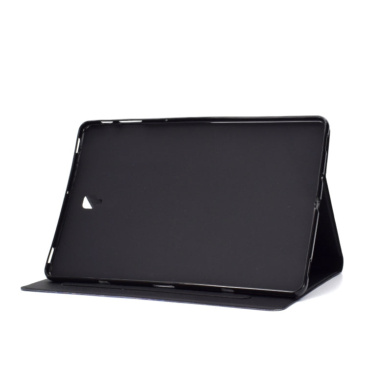 For Galaxy Tab S4 10.5 T830 Electric Horizontal TPU Painted Flat Feather Case with Sleep Function & Pen Cover & Card Slot & Holder(Green Quicksand)