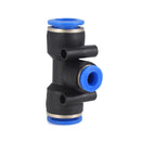 PEG8-4 LAIZE 10pcs Plastic Y-type Tee Reducing Pneumatic Quick Fitting Connector