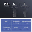 PEG8-4 LAIZE 10pcs Plastic Y-type Tee Reducing Pneumatic Quick Fitting Connector