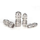 PM-10 LAIZE 10pcs Nickel Plated Copper Straight Pneumatic Quick Connector