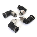 POC6-M5C LAIZE 10pcs Nickel Plated Copper Mini Pneumatic Quick Connector