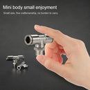 PB6-03 LAIZE Nickel Plated Copper Male Tee Branch Pneumatic Quick Connector