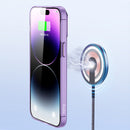 For iPhone 14 Pro TOTUDESIGN AA-194 Crystal Color Series Magsafe Magnetic Phone Case(Purple)