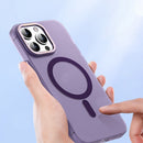 For iPhone 14 Pro TOTUDESIGN AA-194 Crystal Color Series Magsafe Magnetic Phone Case(Purple)