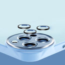 For iPhone 14 Pro Charming Eye Series Lens Protector Skin Frosted Phone Case(Purple)