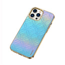 For iPhone 14 Pro SULADA Cooljas Series TPU Sheepskin Texture Phone Protective Case(Bright Blue)